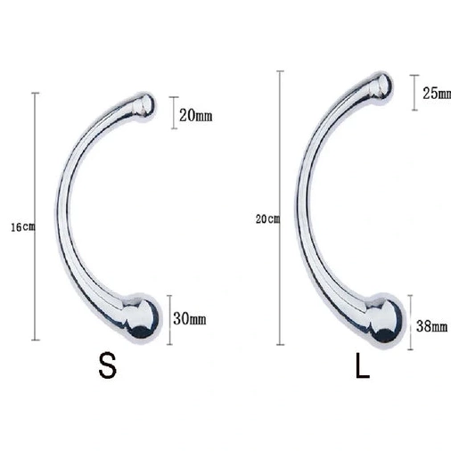 Anal Stainless 5858 Hook Ended Steel Elegant Double 0123